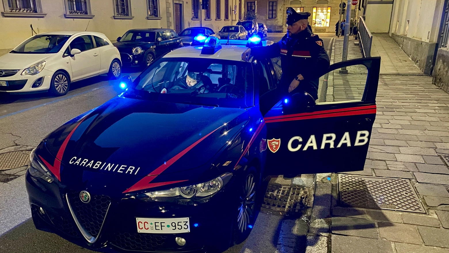 L'intervento dei carabinieri di Vigevano (Foto d'archivio)