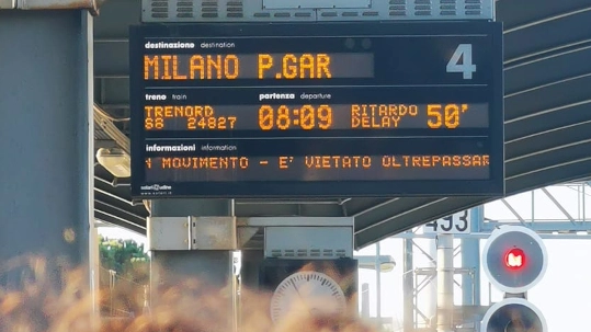 Treni in ritardo