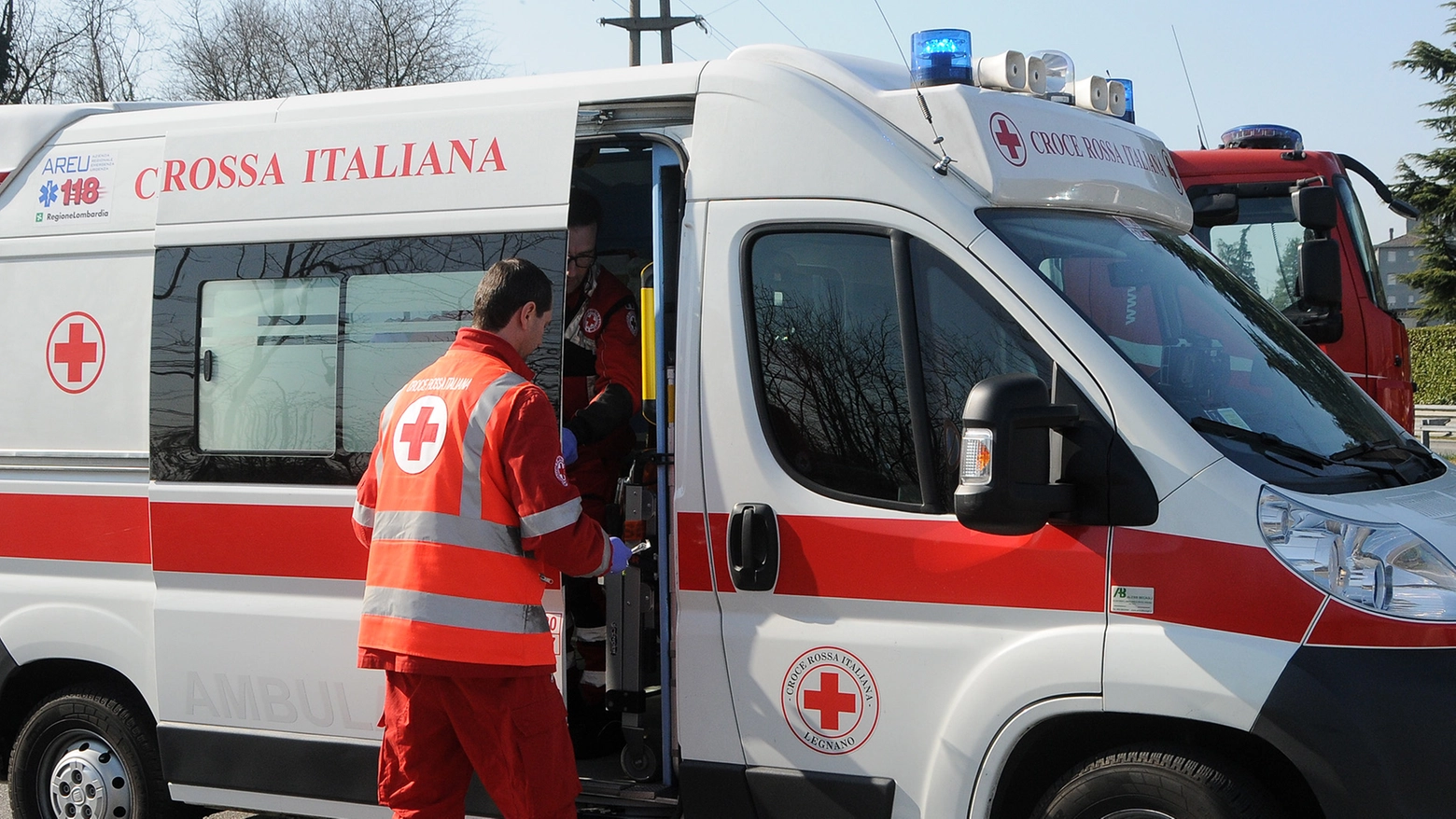 Ambulanza in azione (Foto d'archivio)