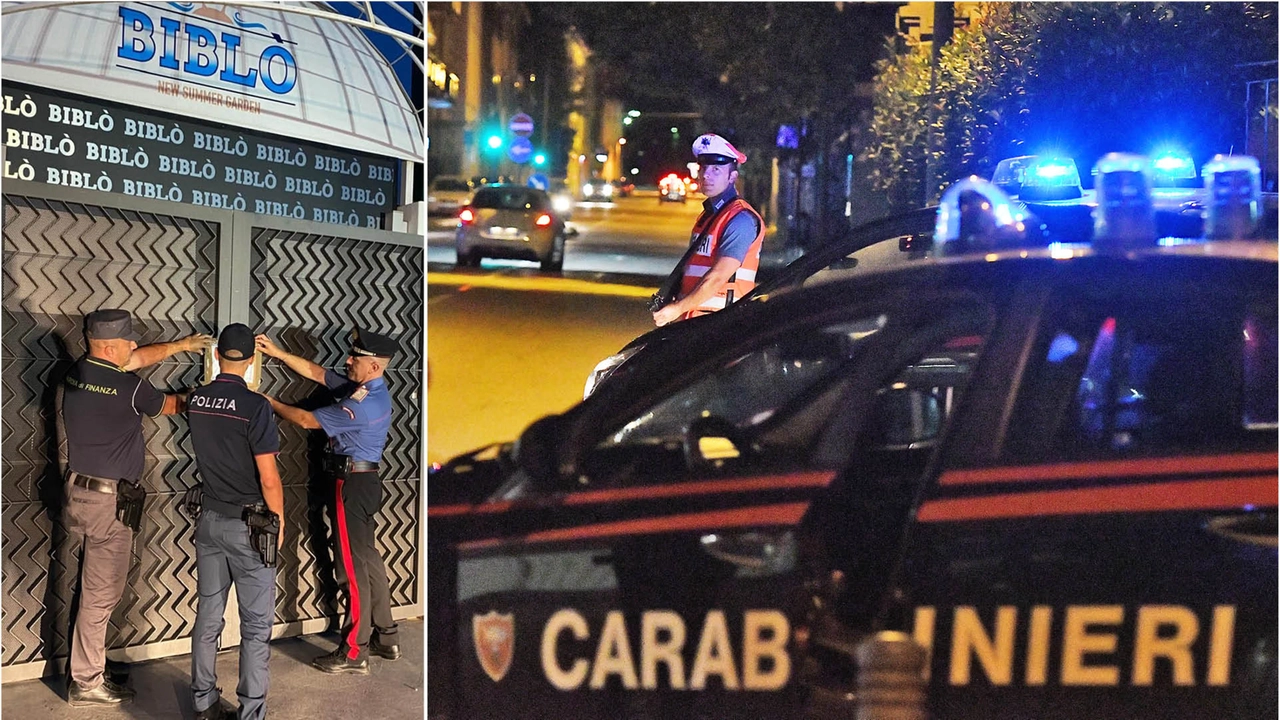Dopo un controllo interforze realizzato da polizia, carabinieri, finanza e Siae la notte dello scorso 28 luglio, gli investigatori hanno accertato che il locale funzionava come una discoteca non autorizzata: sigilli sul Biblò Dopo un controllo interforze realizzato da polizia, carabinieri, finanza e Siae la notte dello scorso 28 luglio, gli investigatori hanno accertato che il locale funzionava come una discoteca non autorizzata: sigilli sul Biblò