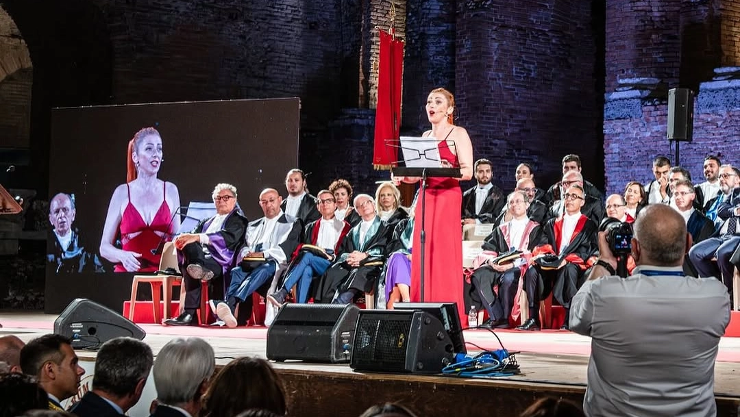 Gabriella Greison a Taormina