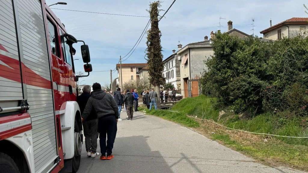 La roggia in cui ieri mattina è stato individuato il corpo di Romeo Pavan