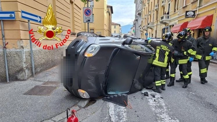 Brescia, incidente in via Marchetti