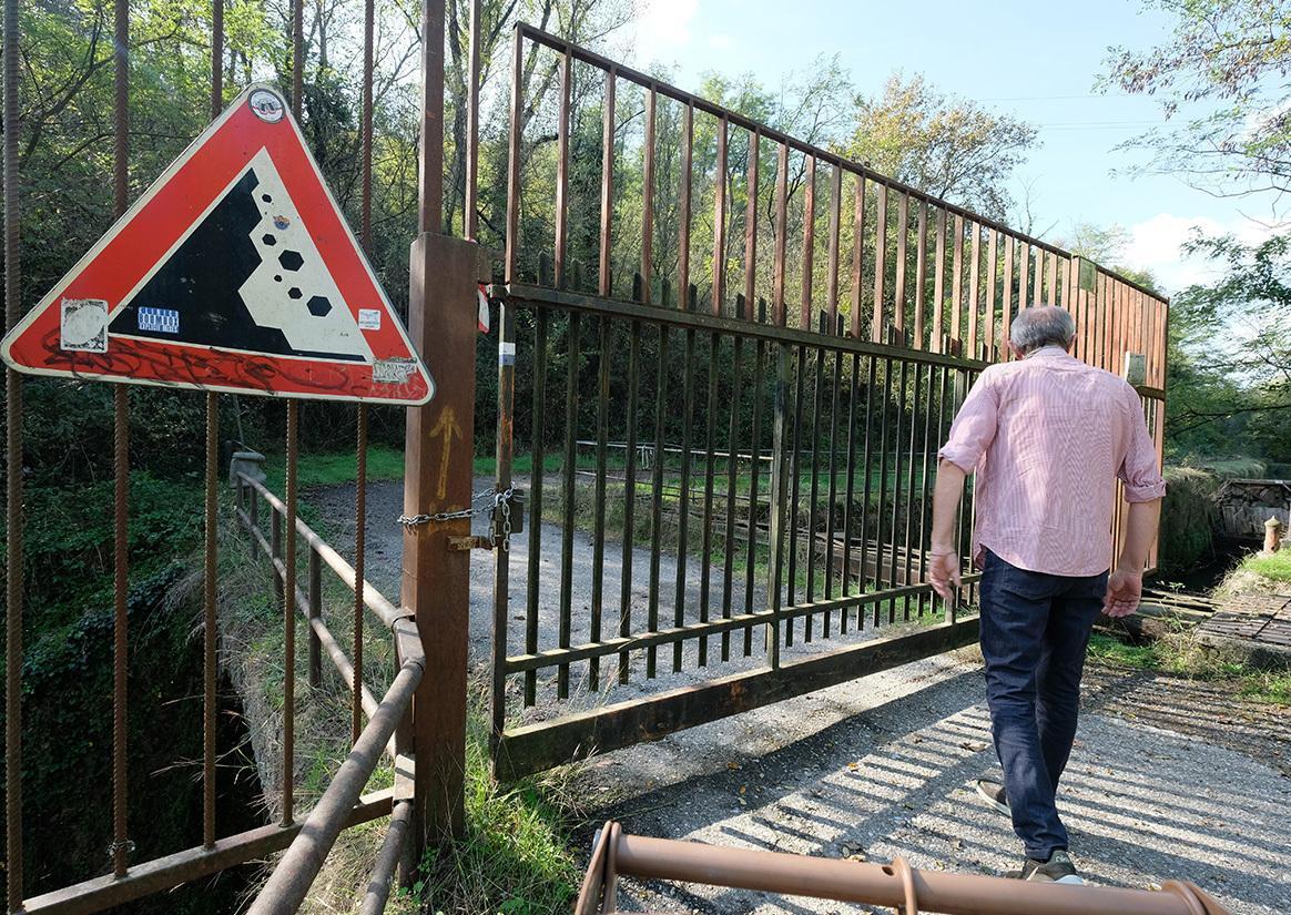 una passerella per lo stallazzo il collegamento verr224 ripristinato