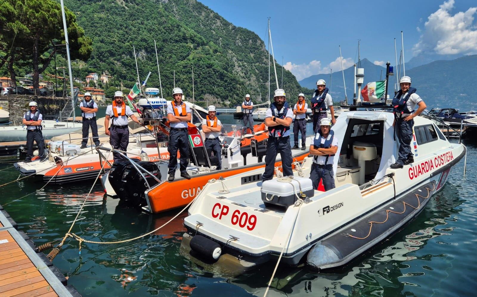 Guardia Costiera: schierati sedici militari per vigilare sull’estate nel lago di Como Guardia Costiera: schierati sedici militari per vigilare sull’estate nel lago di Como