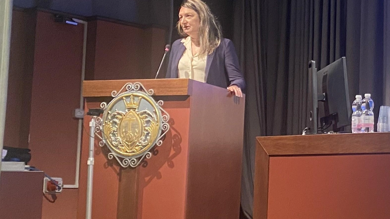 Barbara Mangiacavalli (presidente del sindacato di categoria) nella struttura della Martesana per un convegno Barbara Mangiacavalli (presidente del sindacato di categoria) nella struttura della Martesana per un convegno