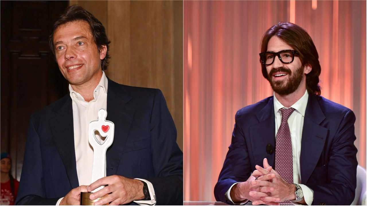 Il banchiere Matteo Arpe e Leonardo Maria Del Vecchio, figlio dell'ex patron di Luxottica Il banchiere Matteo Arpe e Leonardo Maria Del Vecchio, figlio dell'ex patron di Luxottica