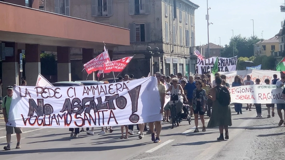 La manifestazione contro la Pedemontana andata in scena lo scorso 12 luglio ad Arcore La manifestazione contro la Pedemontana andata in scena lo scorso 12 luglio ad Arcore
