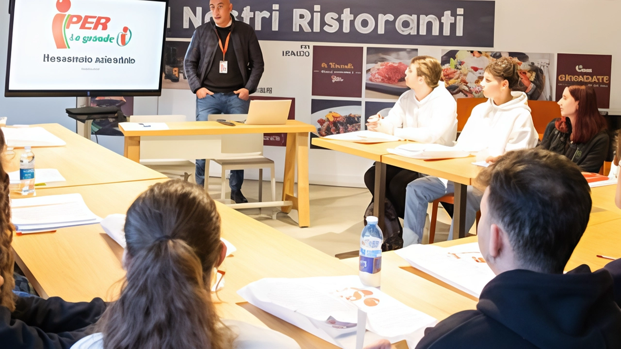 "Iper La grande i presenta 'Mestieri in Crescita', progetto formativo innovativo per giovani senza esperienza nei settori chiave della grande distribuzione. Assunzione diretta e consolidamento lavorativo. Corsi in aula e sul campo. Info su www.iper.it/lavora-con-noi/mestieri-in-crescita." "Iper La grande i presenta 'Mestieri in Crescita', progetto formativo innovativo per giovani senza esperienza nei settori chiave della grande distribuzione. Assunzione diretta e consolidamento lavorativo. Corsi in aula e sul campo. Info su www.iper.it/lavora-con-noi/mestieri-in-crescita."