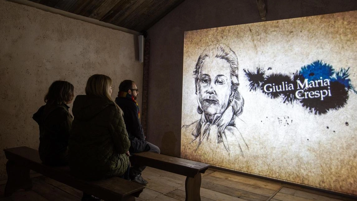 Anche una sala con la proiezione di un video-racconto destinato ai visitatori tra i nuovi spazi che sono stati inaugurati ieri al Monastero di Torba Anche una sala con la proiezione di un video-racconto destinato ai visitatori tra i nuovi spazi che sono stati inaugurati ieri al Monastero di Torba