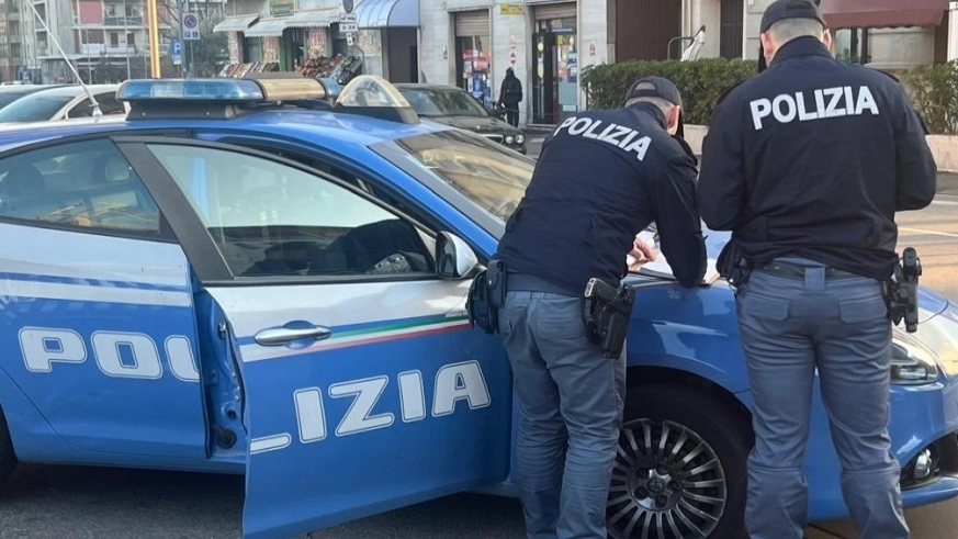 Polizia in azione a Gallarate