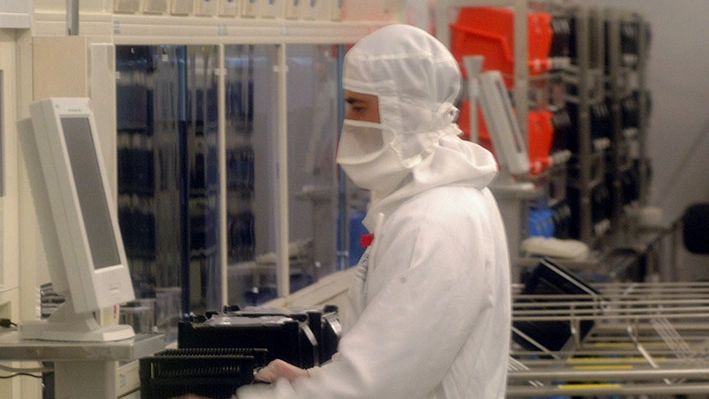 Nello stabilimento StMicroelectronics di Agrate sono impiegati oltre cinquemila lavoratori Nello stabilimento StMicroelectronics di Agrate sono impiegati oltre cinquemila lavoratori