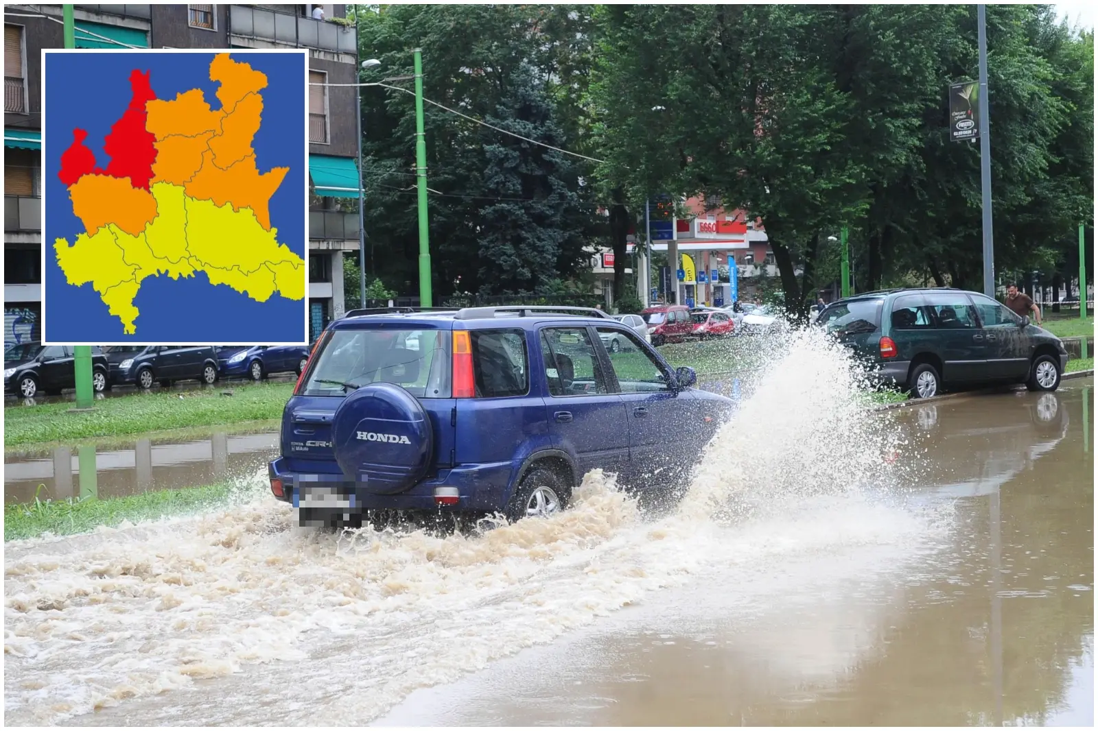 Allerta meteo rossa in Lombardia, incubo temporali: “Massima prudenza”. Quando e quali sono le zone più a rischio