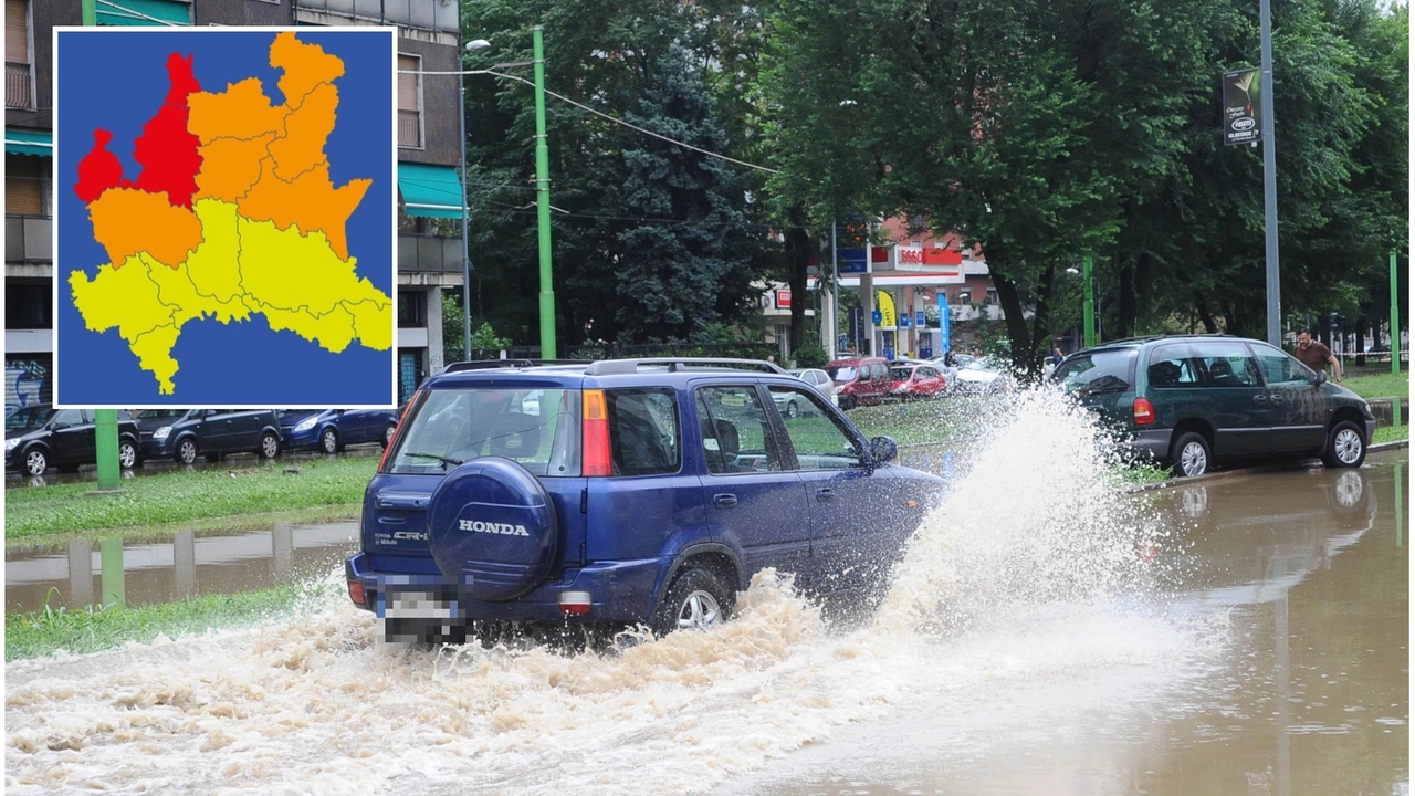 Allerta meteo rossa in Lombardia, incubo temporali: “Massima prudenza”. Quando e quali sono le zone più a rischio