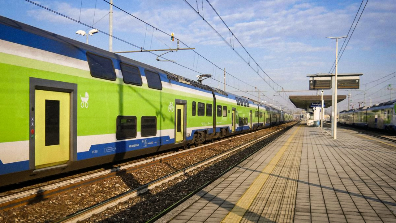 Un treno di Trenord in Lombardia Un treno di Trenord in Lombardia