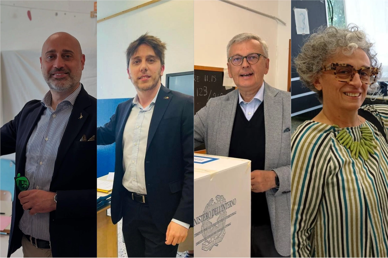 Elezioni comunali 2025 a Desio: i quattro candidati sindaco Andrea Villa (centrodestra), Alessio Alberti (centro), Carlo Moscatelli (centrosinistra) e Iaia Piumatti (sinistra)