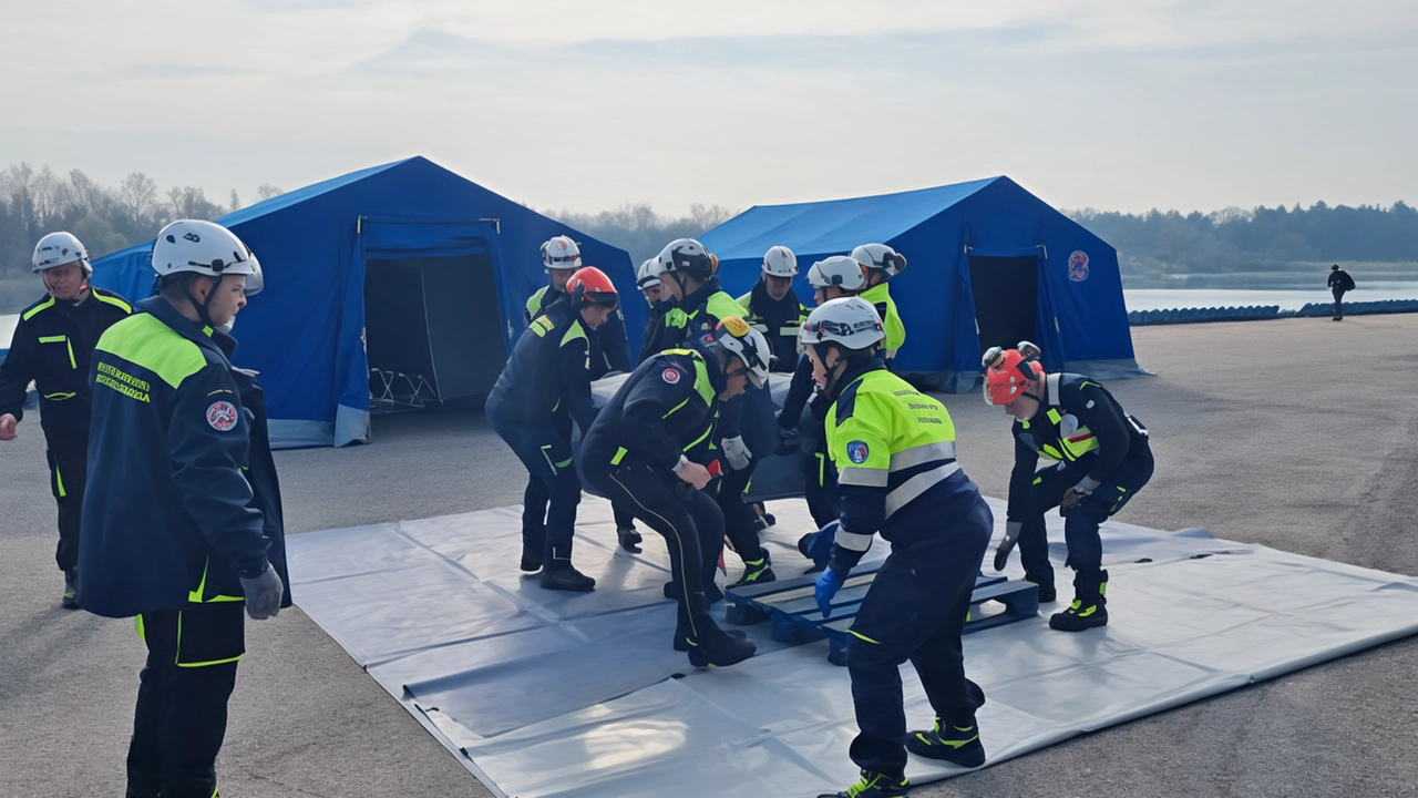 Sono 18 i Comuni che ospiteranno Mast (Metropolitan area safety Test) Parteciperanno 90 gruppi con oltre mille volontari Sono 18 i Comuni che ospiteranno Mast (Metropolitan area safety Test) Parteciperanno 90 gruppi con oltre mille volontari