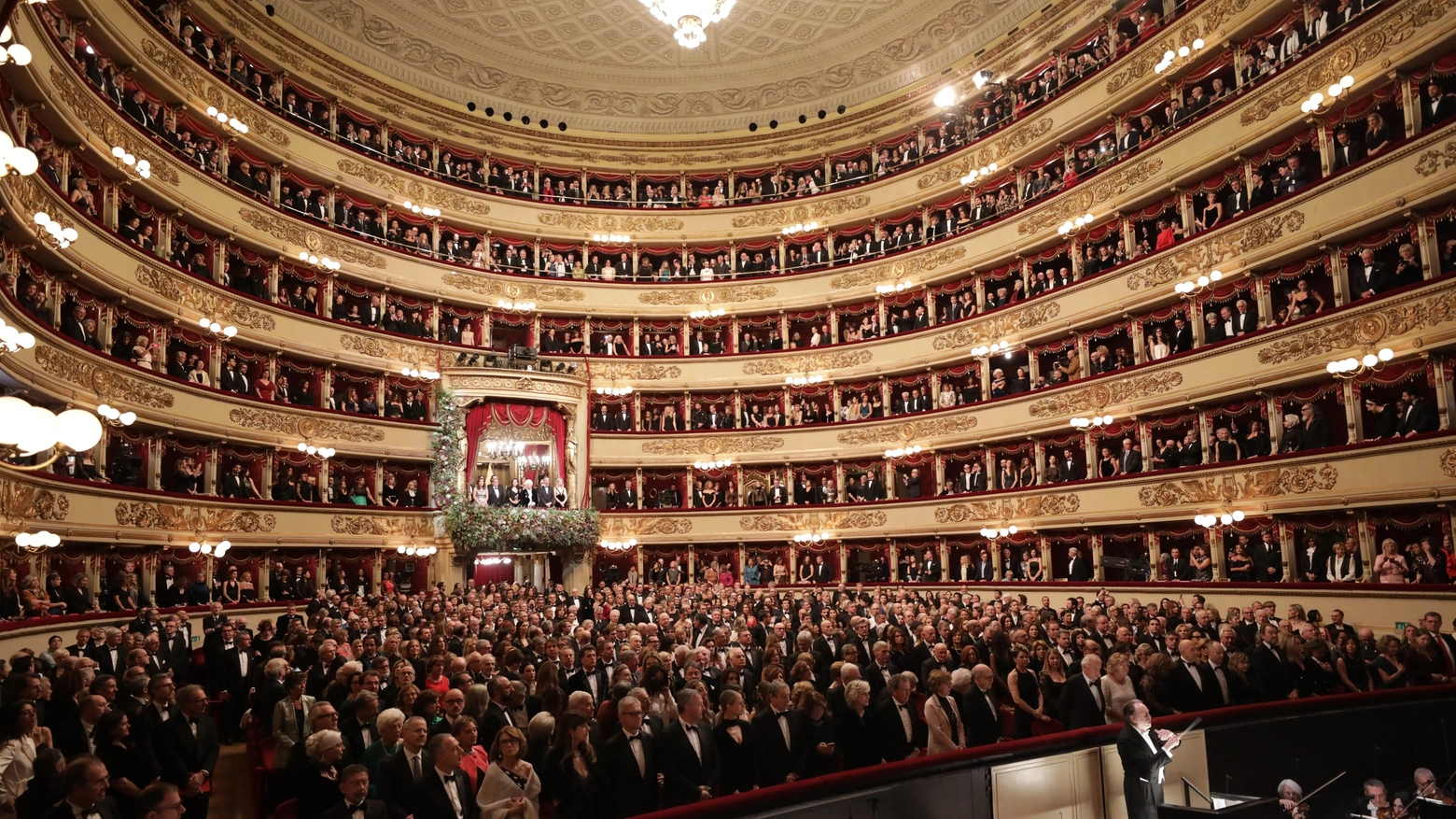 L'interno del Teatro alla Scala a Milano (Foto d'archivio)