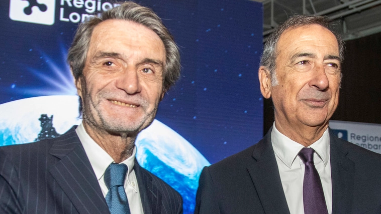 Attilio Fontana e Beppe Sala al World Summit Lombardia