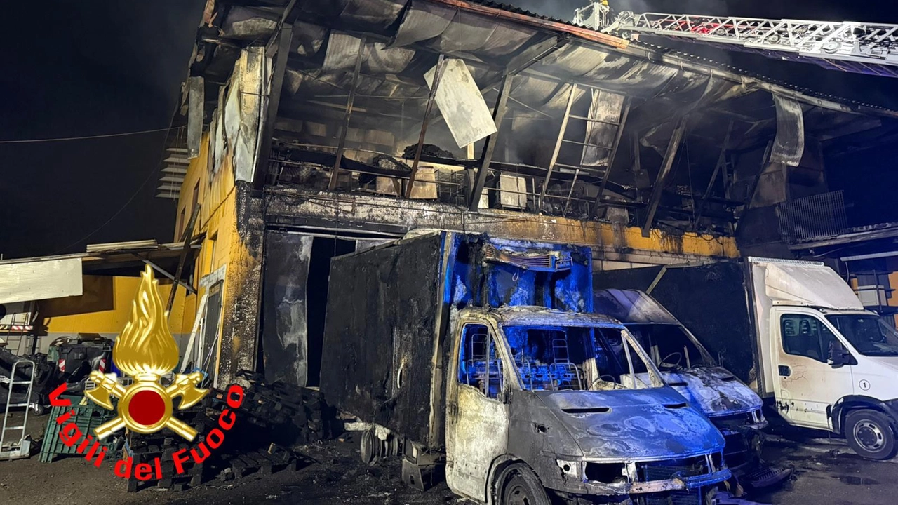 Ingenti i danni causati dalle fiamme Ingenti i danni causati dalle fiamme