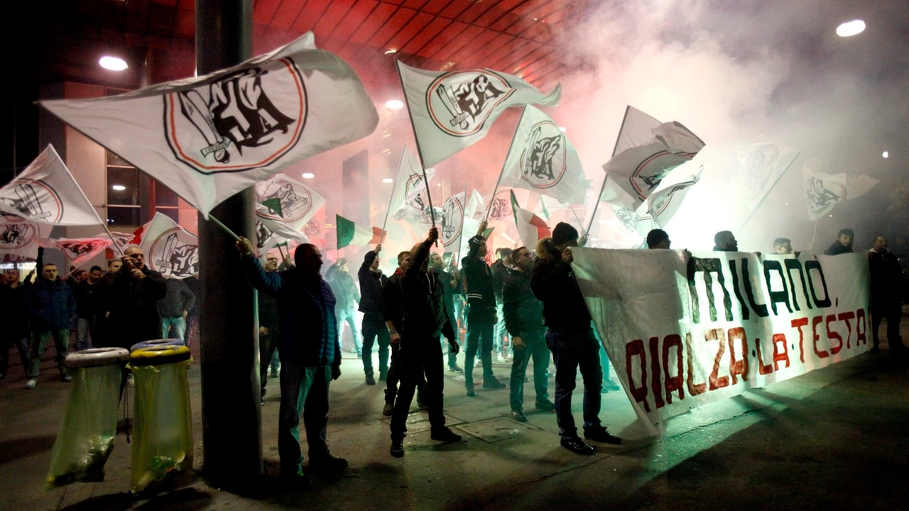 Una vecchia manifestazione di Lealtà e Azione (Archivio) Una vecchia manifestazione di Lealtà e Azione (Archivio)