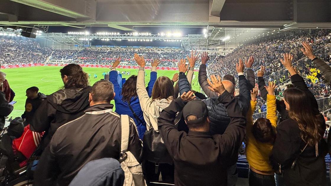 Diciotto cardiopatici allo stadio per Atalanta Roma Diciotto cardiopatici allo stadio per Atalanta Roma