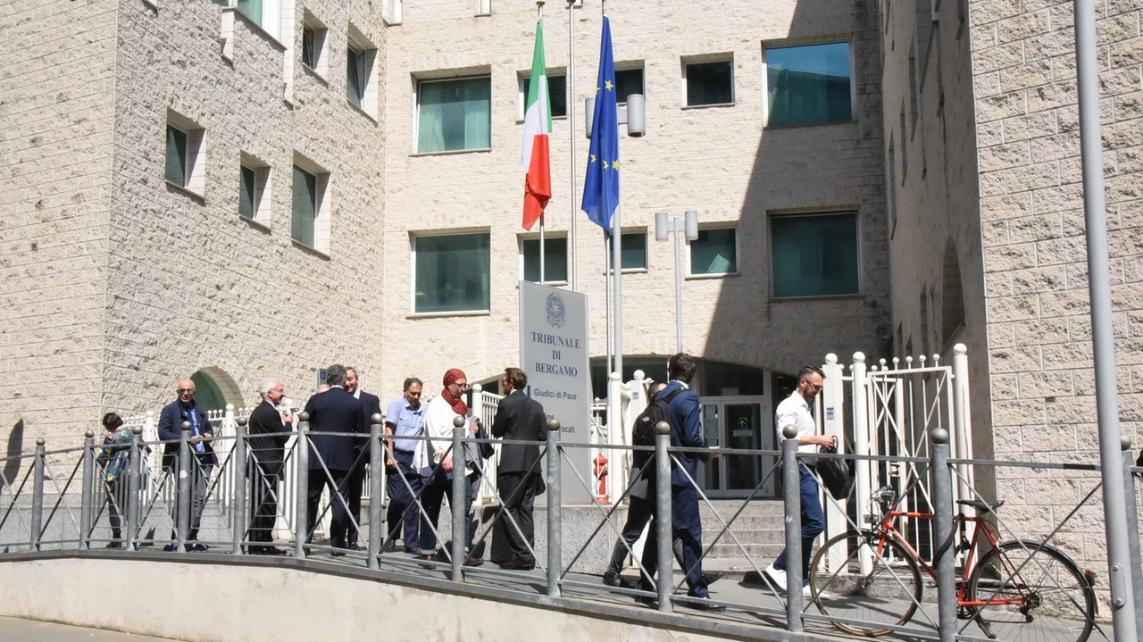 Il tribunale di Bergamo dove si è svolto il processo in Corte d’assise Il tribunale di Bergamo dove si è svolto il processo in Corte d’assise