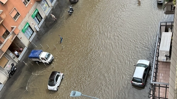 Esonda il Seveso: la vasca di laminazione è piena