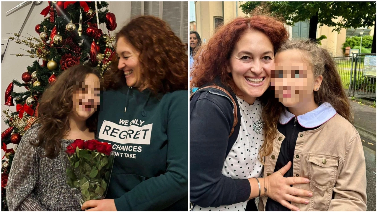 Due scatti di Dorina Bardhi e della figlia: la madre è morta nell'incidente sulla Cassanese, la figlia è in Terapia intensiva (Canali)