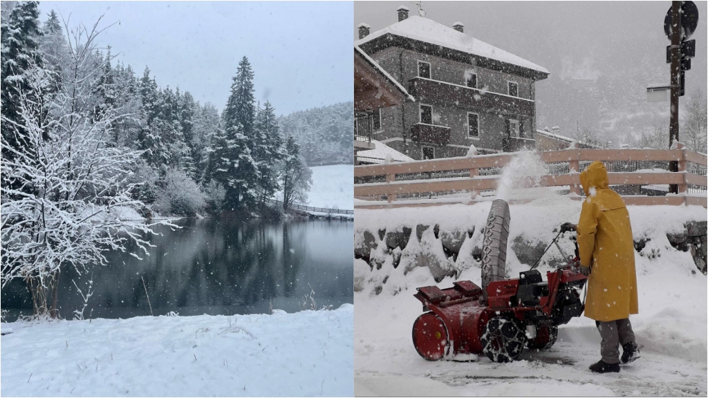 Forti nevicate in arrivo sul Nord Italia