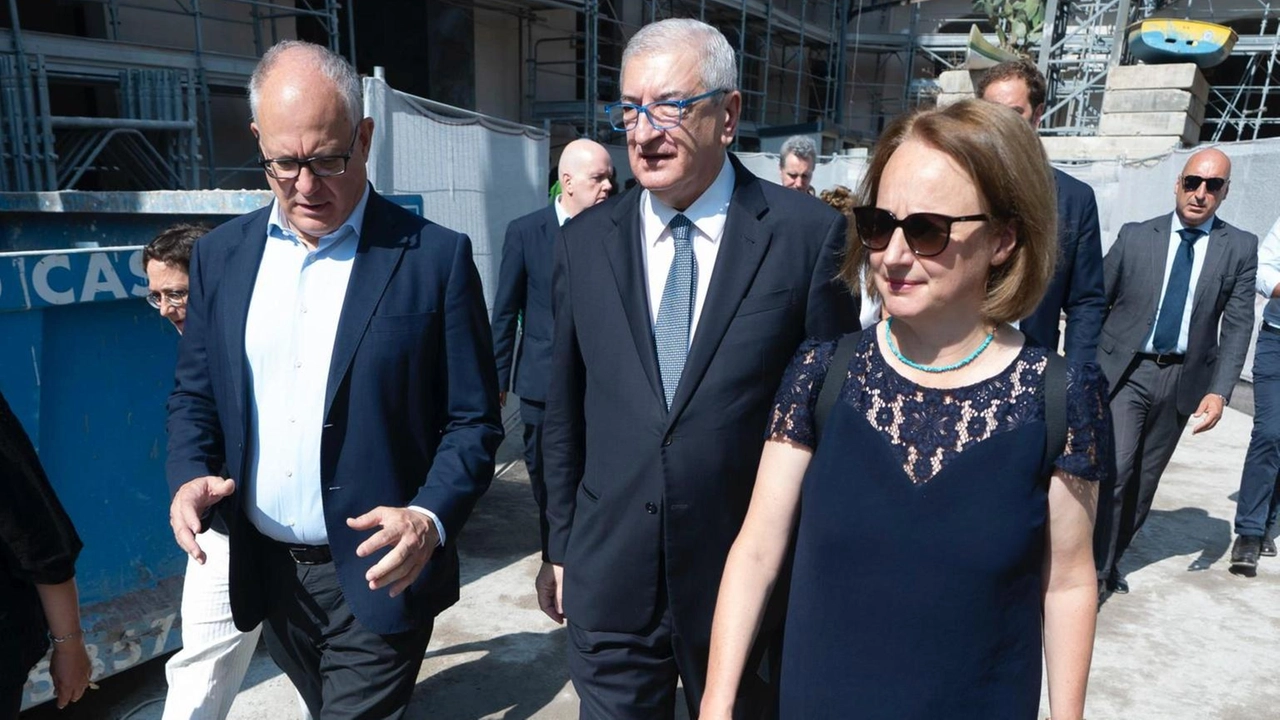 Con dg Ue Gauer e sindaco Gualtieri Con dg Ue Gauer e sindaco Gualtieri