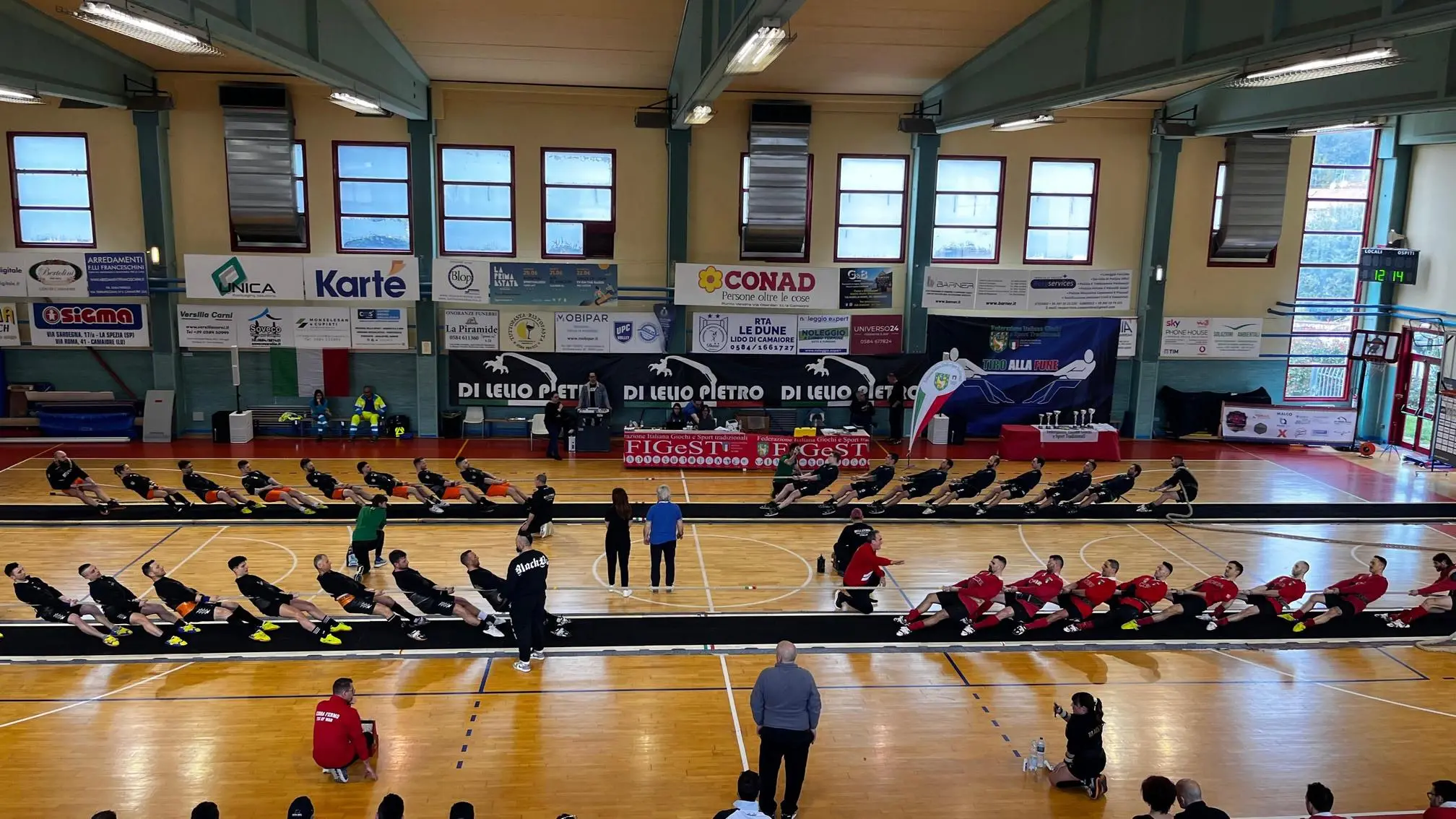 Campionato italiano di tiro alla fune. Team Valtellina, muscoli di bronzo