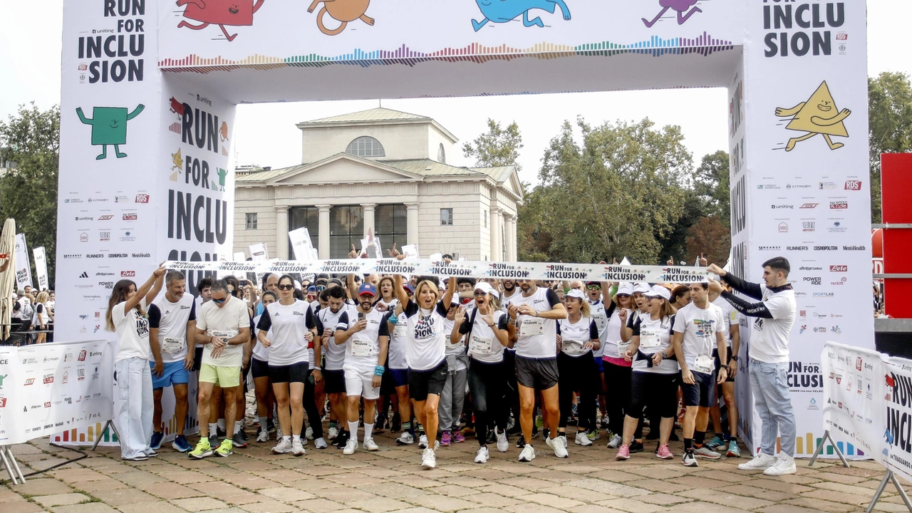 La partenza di Run for Inclusion con Jo Squillo come madrina