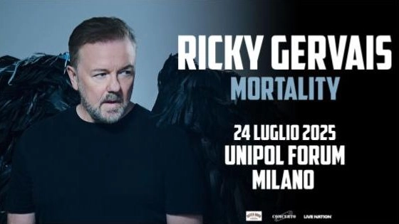 Ricky Gervais debutta in Italia: unica data a Milano con il tour mondiale "Mortality"