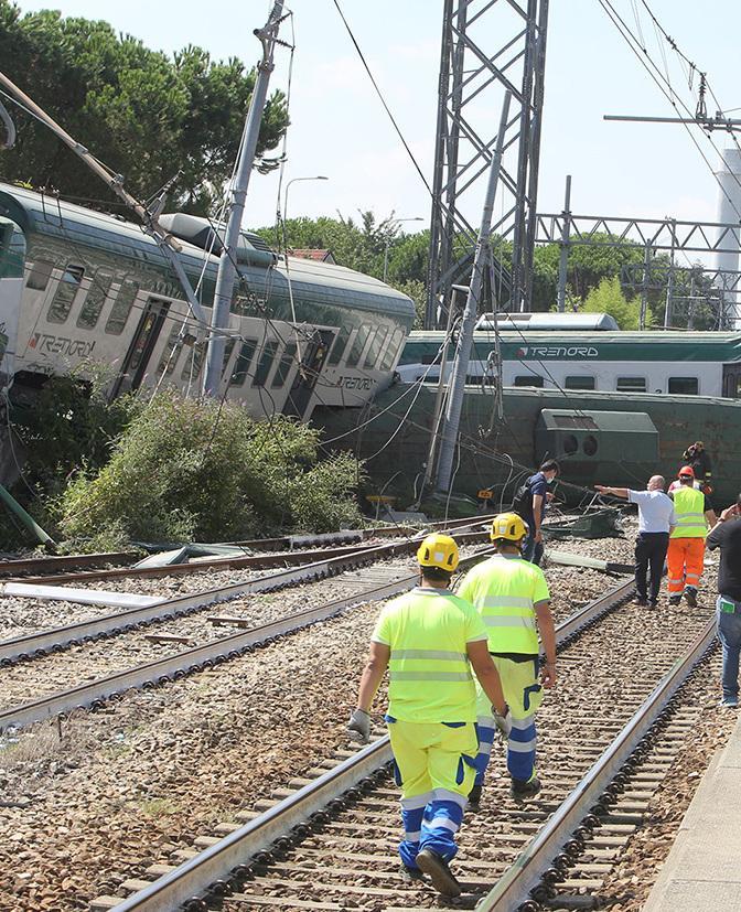 Treno fantasma deragliato a Carnate. Il processo slitta su un binario morto Treno fantasma deragliato a Carnate. Il processo slitta su un binario morto