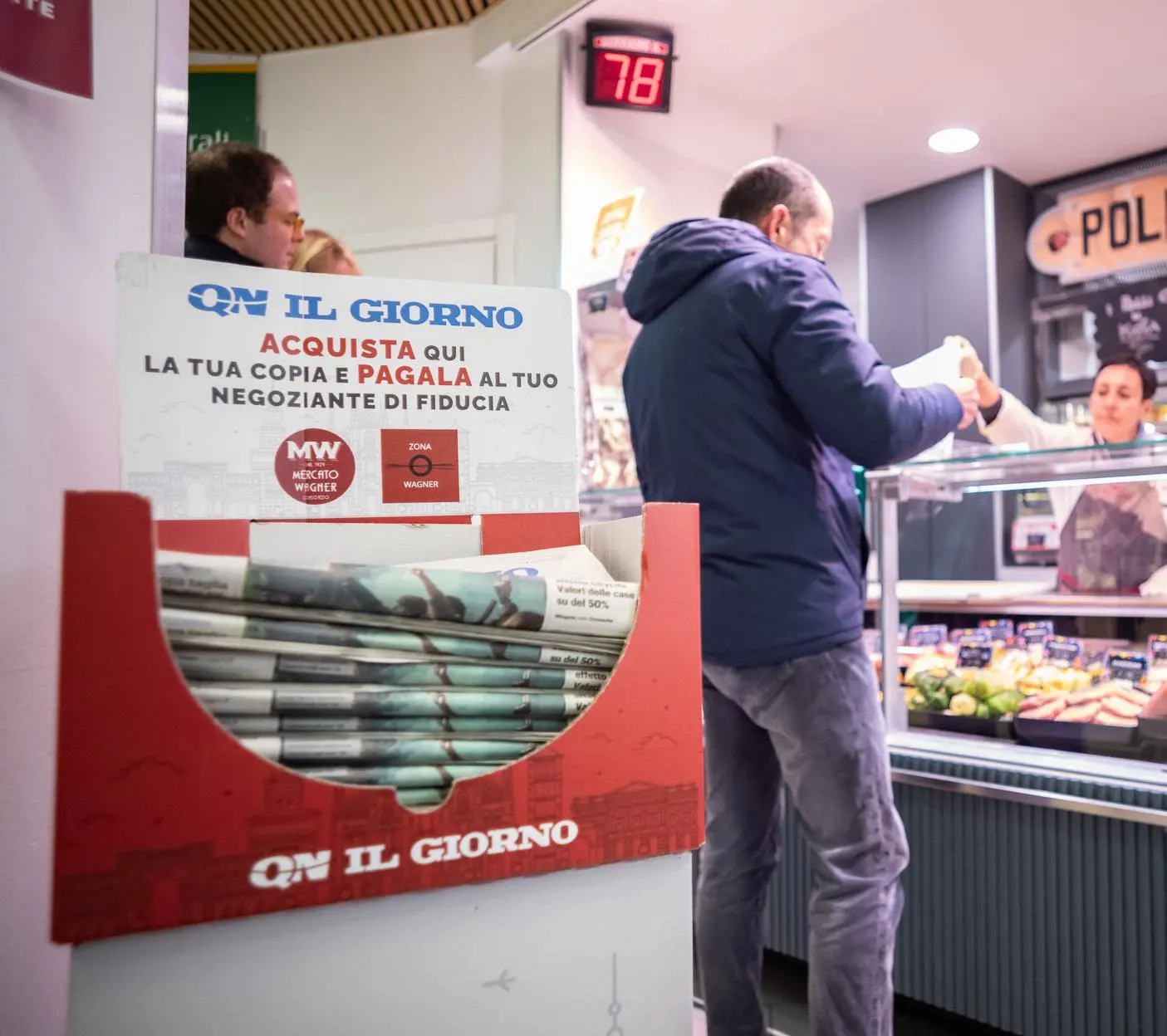 “Il Giorno“ si può acquistare tra le postazioni