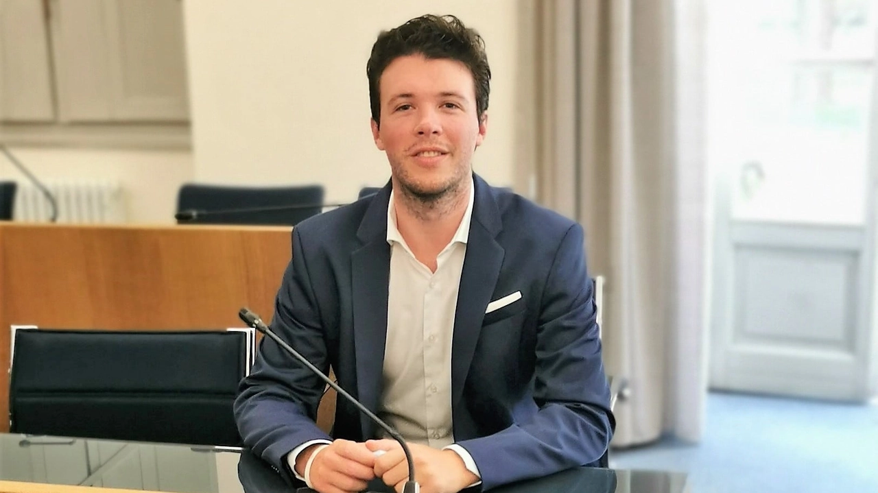 Luca Cecchinato, capogruppo uscente della lega Luca Cecchinato, capogruppo uscente della lega