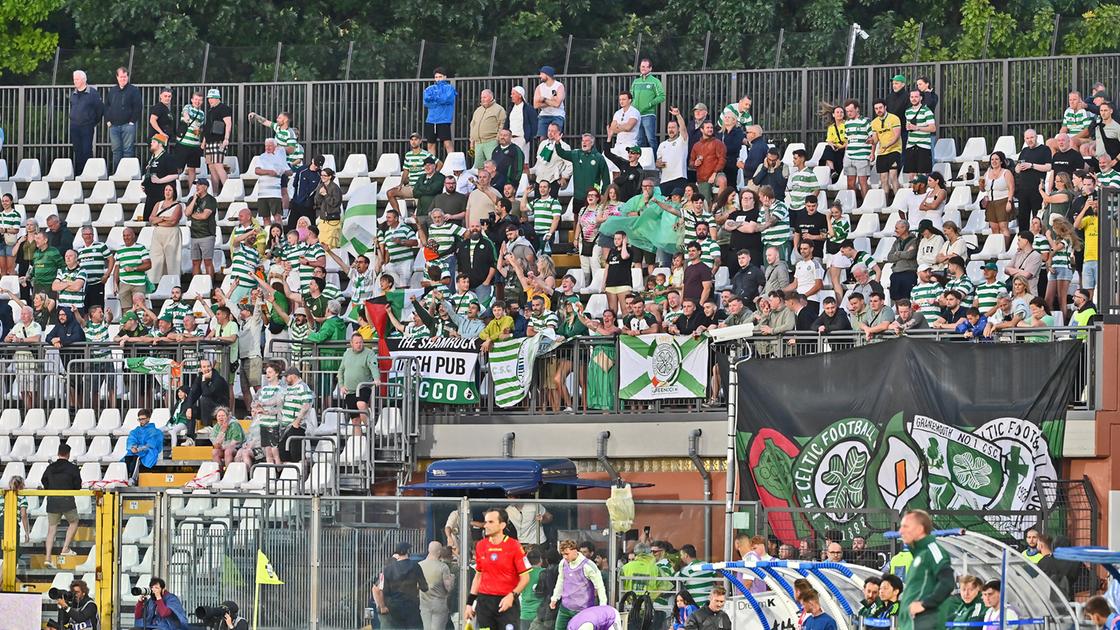 Como, sventolano la bandiera palestinese sotto gli spalti dell’Ajax: 5 tifosi del Celtic denunciati, scattano i Daspo