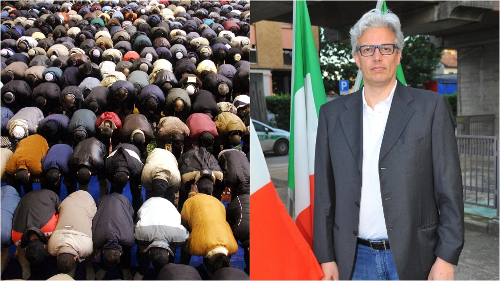 Preghiera islamica e il sindaco Allevi