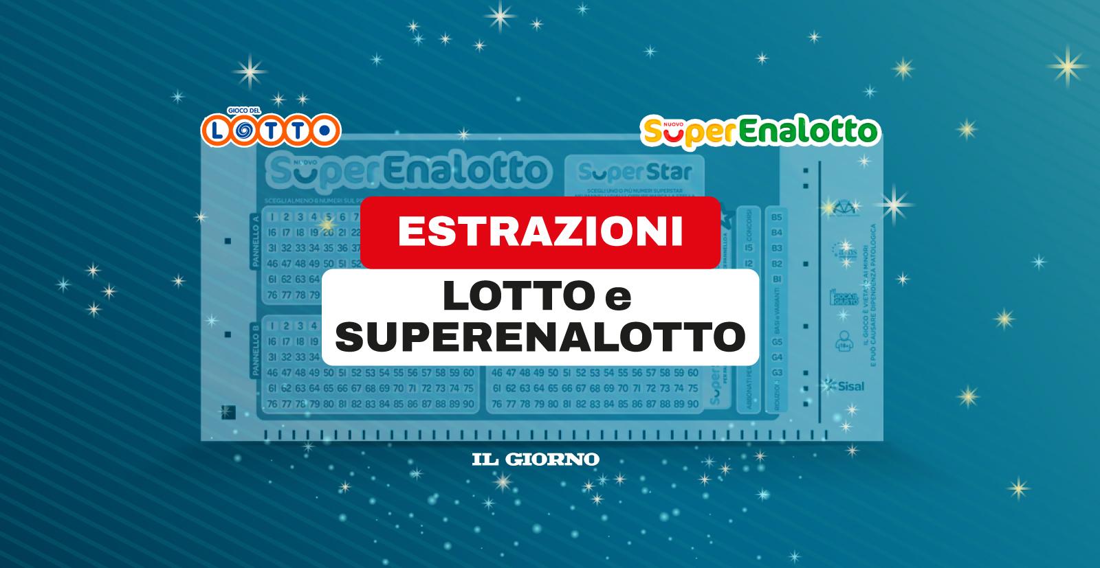 Ultima estrazione Superenalotto oggi: i numeri fortunati di Lotto e 10eLotto di sabato 7 giugno