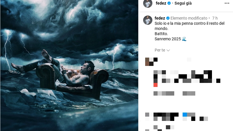 Il post di Fedez su Instagram (@fedez) Il post di Fedez su Instagram (@fedez)