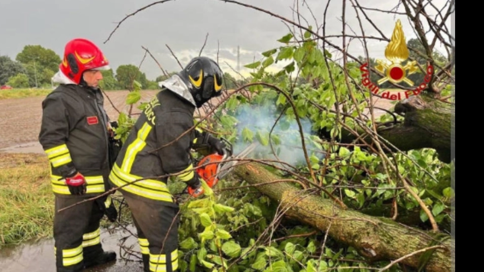 Ore di intenso lavoro per i vigili del fuoco