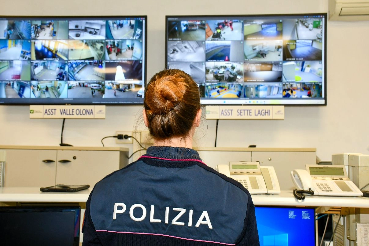 Ciò che accadrà nelle corsie degli ospedali dell'Asst Sette Laghi e Valle Olona finirà direttamente sui monitor della polizia