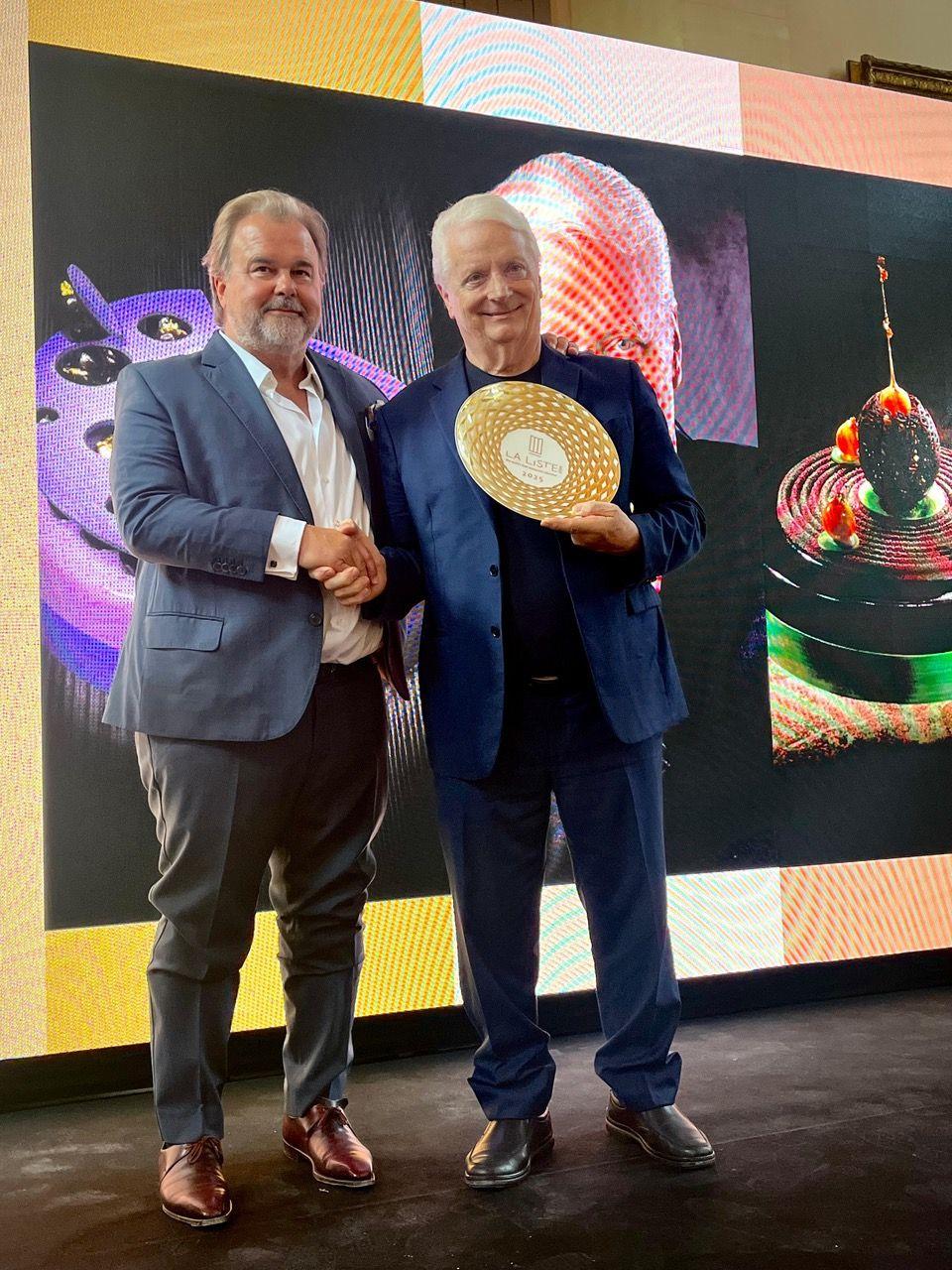 Iginio Massari riceve a Parigi il prestigioso Pastry Award of Honor 2025 da La Liste Iginio Massari riceve a Parigi il prestigioso Pastry Award of Honor 2025 da La Liste
