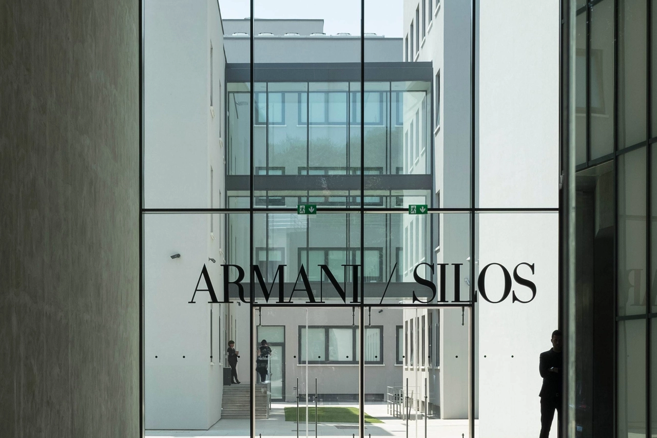 L'ingresso dell'Armani/Silos in via Bergognone