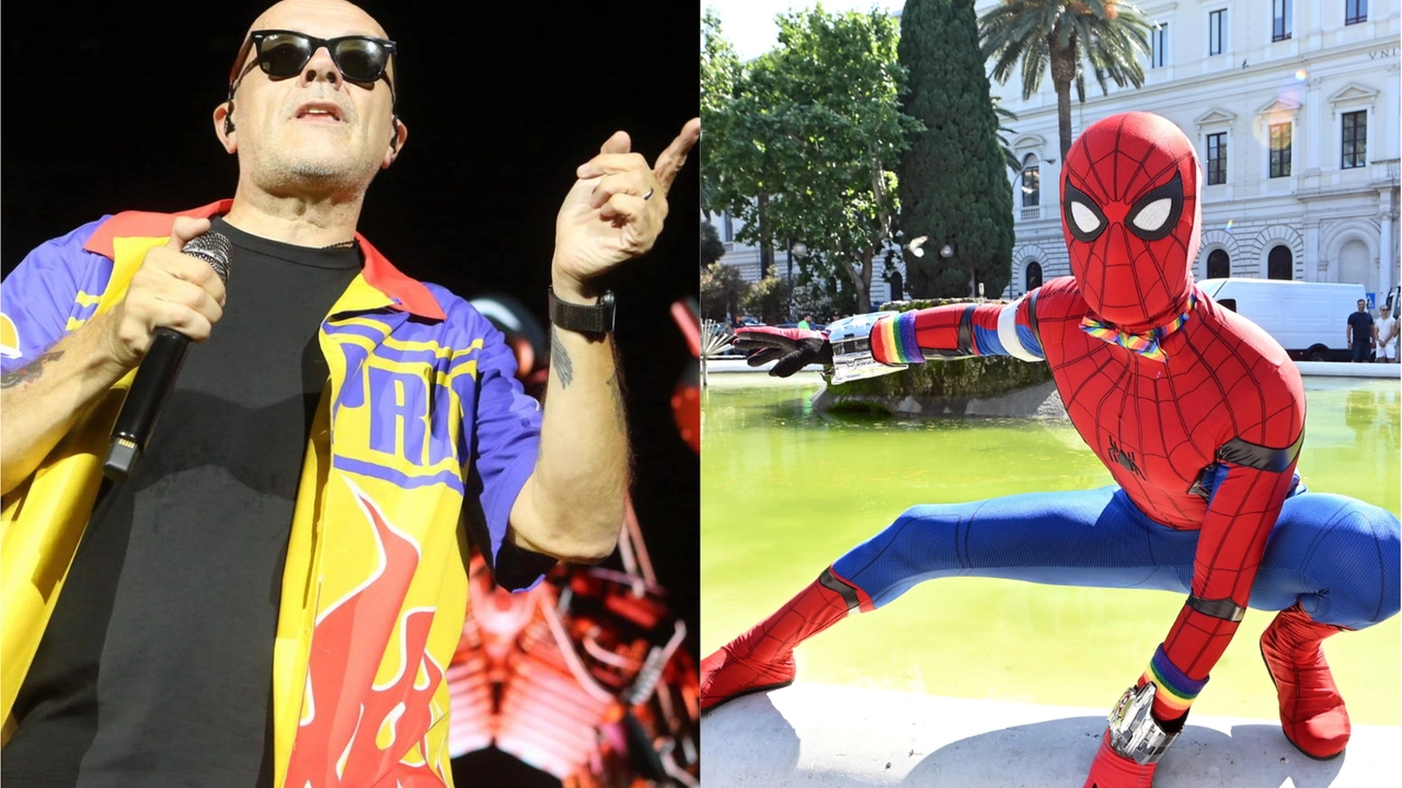 Max Pezzali and Spider-Man: an inseparable pair when it comes to the 883