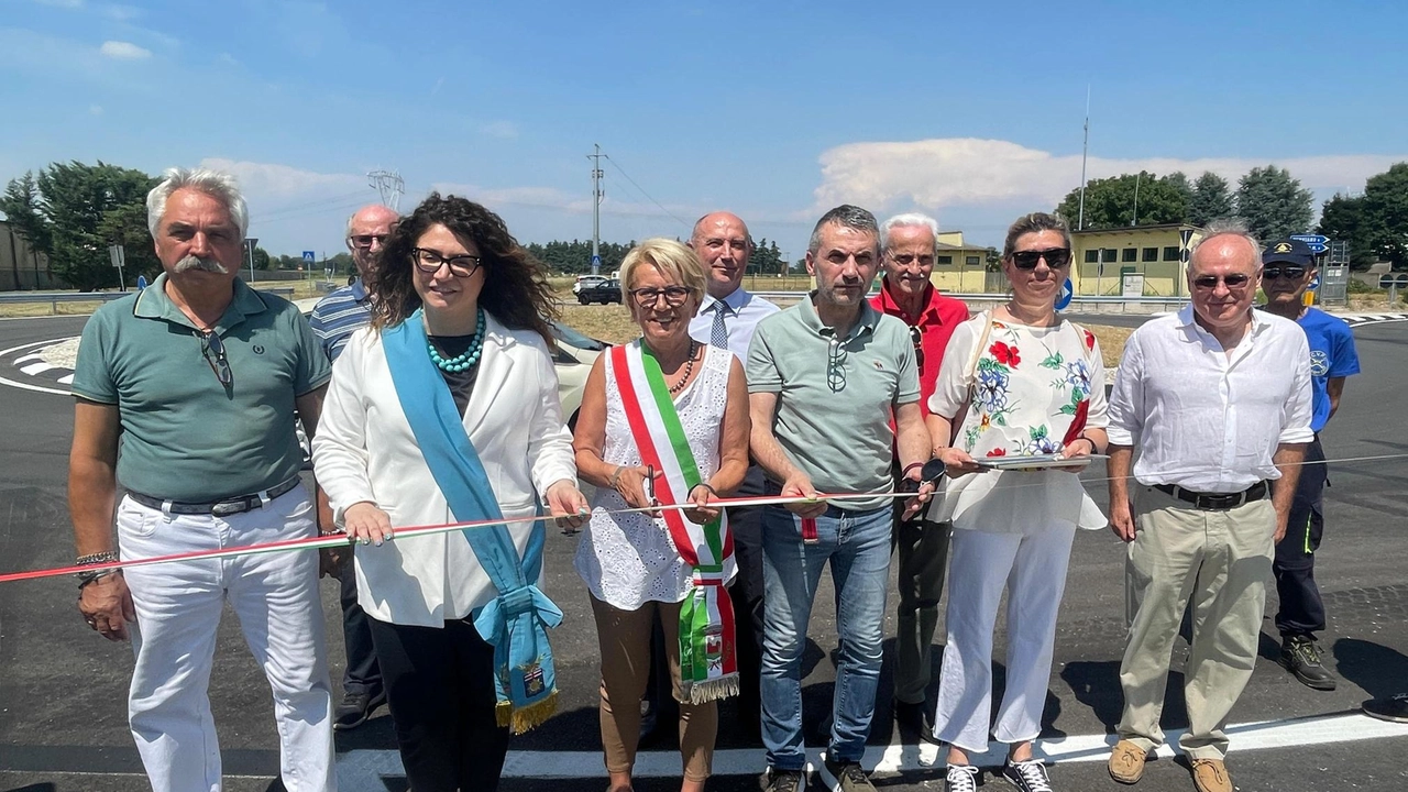 L'inauguration du nouveau tronçon de la route provinciale 128