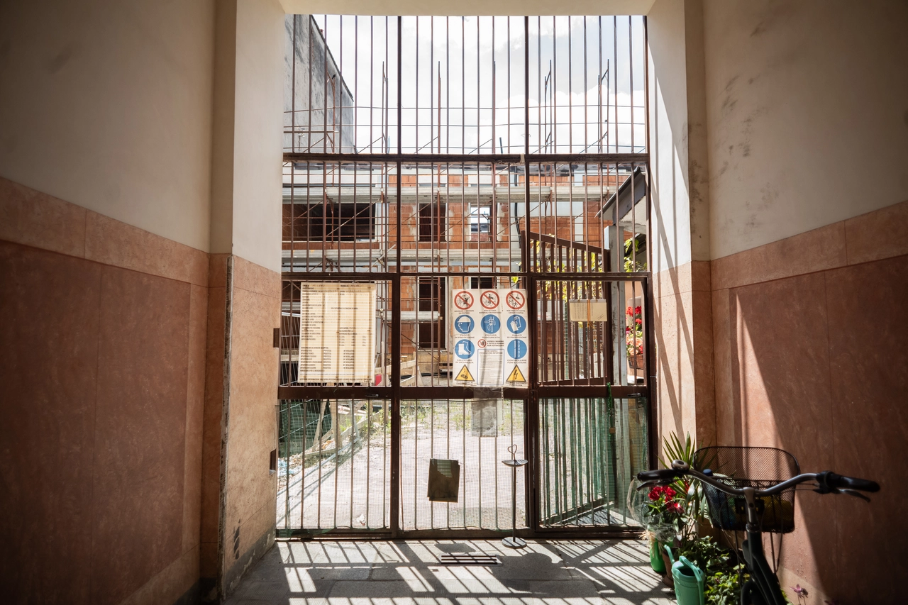 X Gianni CANTIERE Via Fauchè 9 MILANO, 23 MAGGIO 2025, ANSA/DAVIDE CANELLA