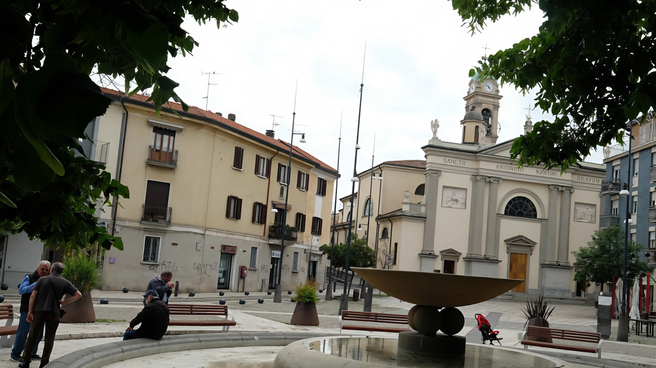 La chiesa San Antonino Martire e la piazza Marconi sono due punti significativi nel cuore di Nova Milanese La chiesa San Antonino Martire e la piazza Marconi sono due punti significativi nel cuore di Nova Milanese