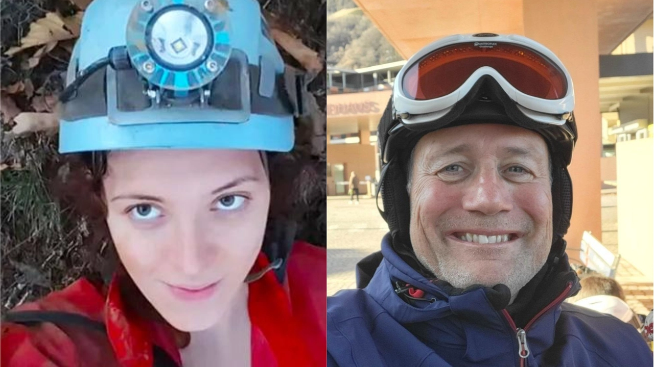 La speleologa bresciana Ottavia Piana e l'esponente leghista bolzanino Massimo Bessone La speleologa bresciana Ottavia Piana e l'esponente leghista bolzanino Massimo Bessone
